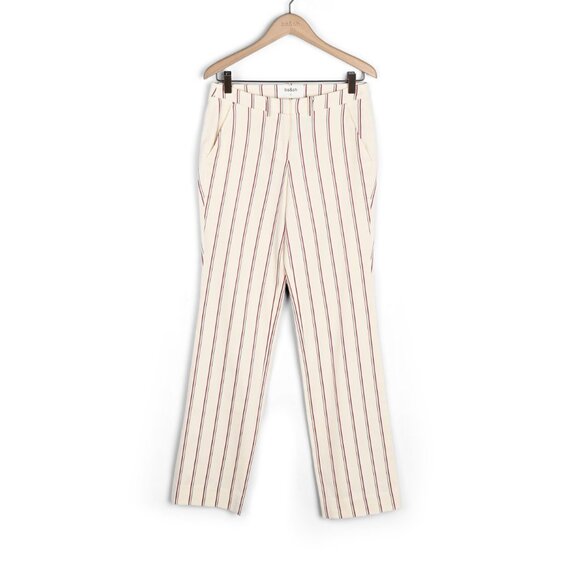 NWT BA&SH pantalon Farah pants in off white (sz8) - Picture 4 of 7